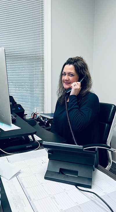 Watkins team member calling to schedule an appointment